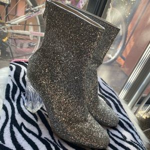 Cape Robbin Silver Glitter Boots